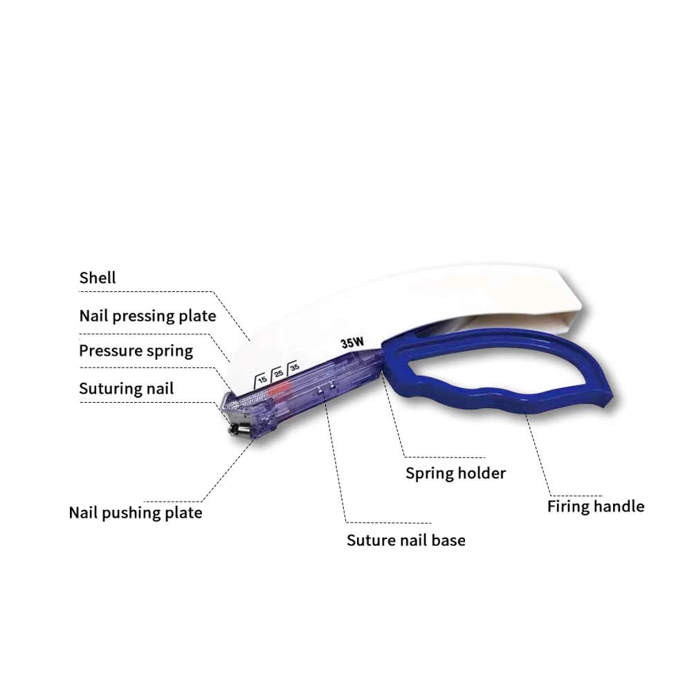 Factory Supply Disposable Skin Stapler and Remover Medical Surgical Skin Stapler for Hospital and Clinic Use