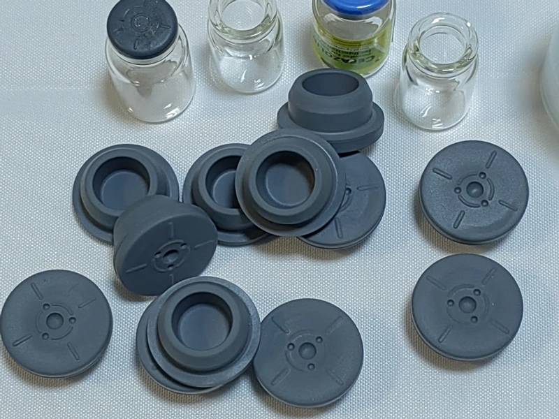 13mm 20mm Medical Grade Silicon Butyle Rubber Stopper for Lyophilized Glass Vial Bottle