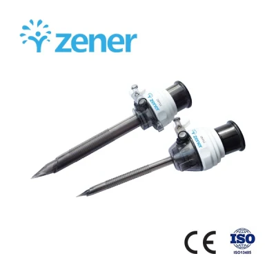 Zener Disposable Trocar with CE/ISO Certificate, for Laparoscopic, Wholesale High Quality, Medical Surgical Instrument, Acdominal Minimally Invasive, Titanium N