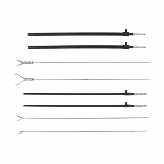 Laparoscopic Laparoscope Hemo Lok Clip Applier, Reusable Polymer Plastic Vascular Endo Clip Applier China Manufacture Medical Surgical Instruments Scissors